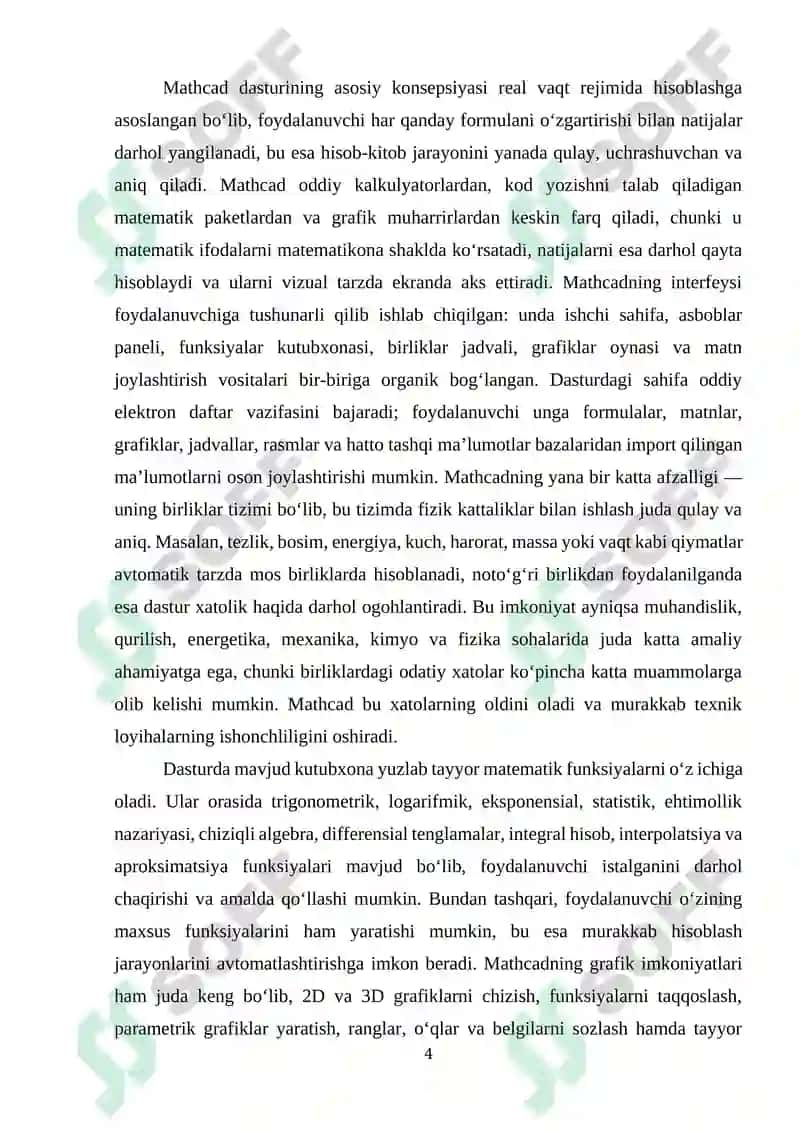 Mathcad 4
