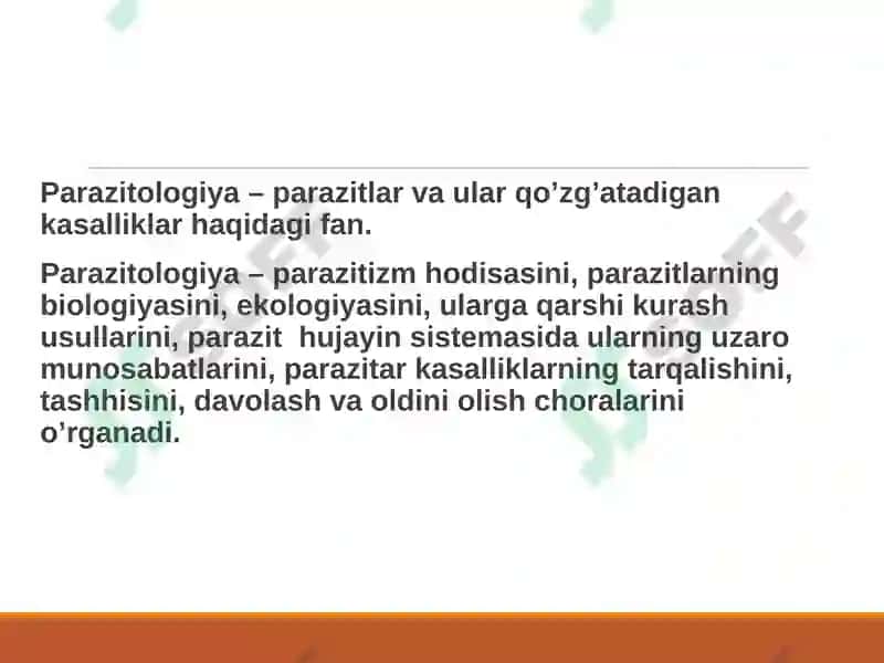 Tibbiyparazitologiya.Tibbiyprotozoologiya 4