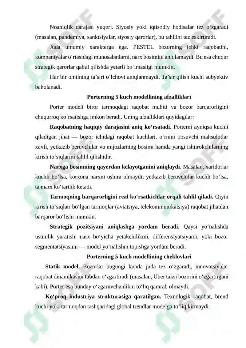 Marketing fanidan, Ma’ruza shakli uchun topshiriqlar! 4