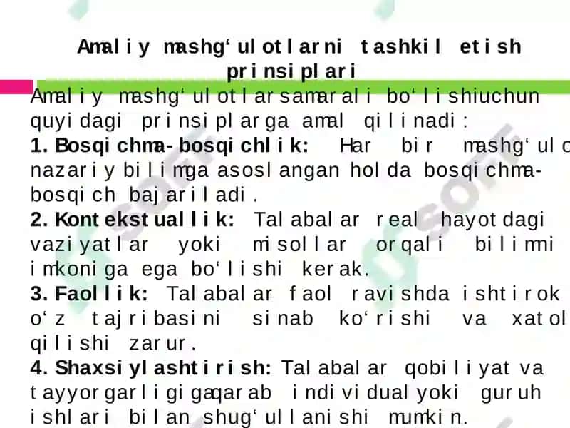 Informatika va AT fanii o'yicle emeirsoiatioriyea mashg‘ulotlerini O*tkezish metodiikesii 4