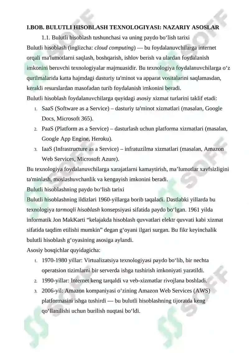 BULUTLI HISOBLASH VA MALUMOTLARNI SAQLASH 4
