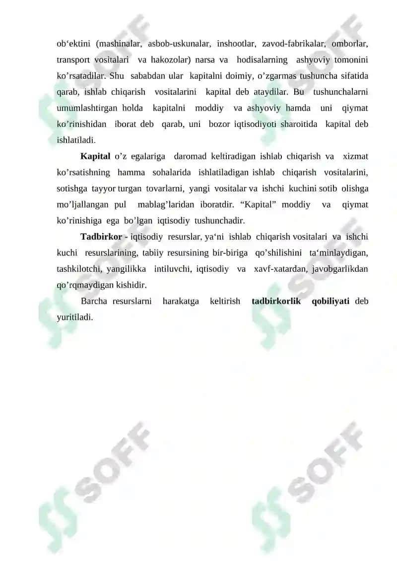Ishlab chiqarish jarayoni va uning natijalari 4