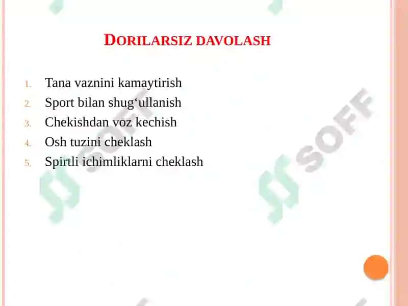 Arterial gipertoniya kasalligini davolash 4