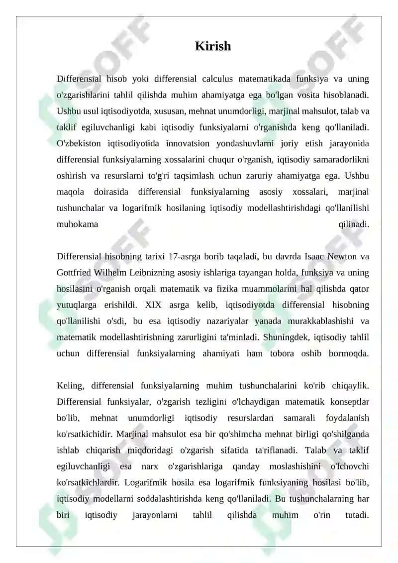 Differensial funksiyalarning xossalari 4
