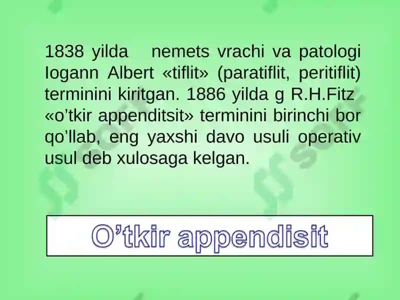 O’tkir appenditsit 4