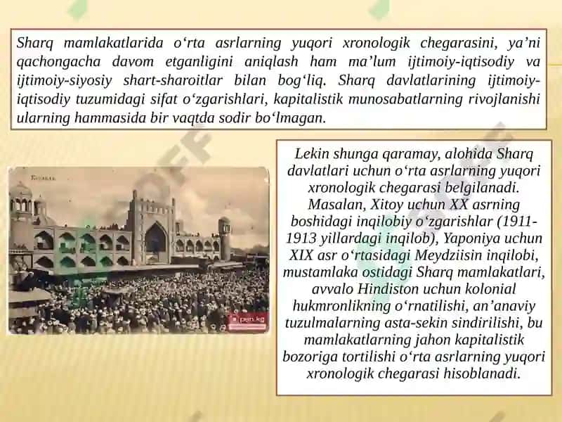 O‘rta asrlarda sharq mamlakatlari davlati va huquqining rivojlanish xususiyatlari 4