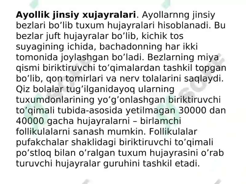Ko’payish fiziologiyasi 4