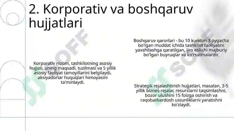 Tashkiliy hujjatlarning turlari va xususiyatlari 4
