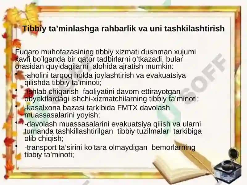Tibbiyot Punktlari va Davolash Muassasalarni Ko'chirish 4