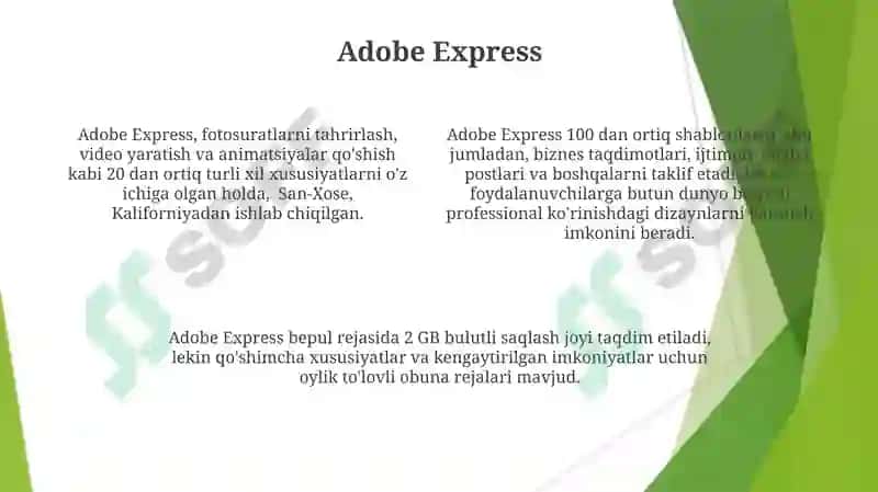 Taqdimotni yaratish texnologiyalari 4