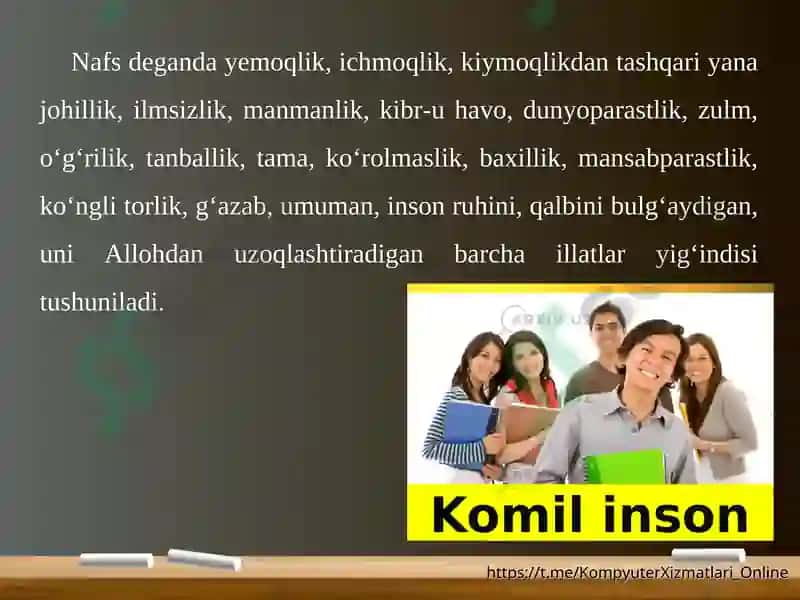 A.Navoiy Komil Inson 9 -sinf 4