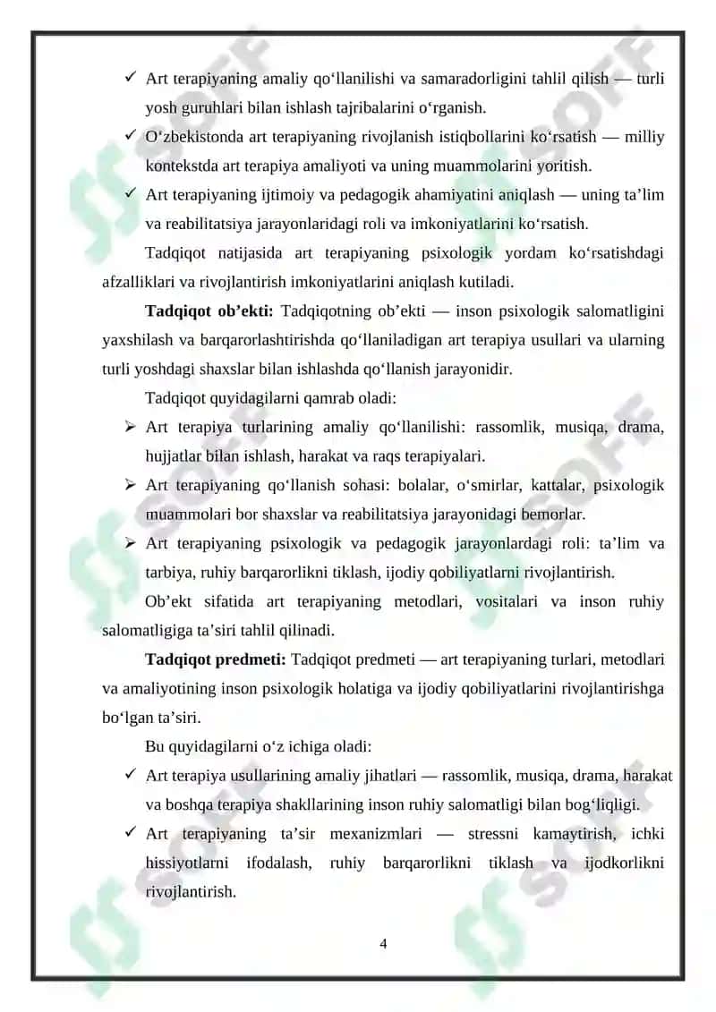 Art terapiya va uning turlari 4