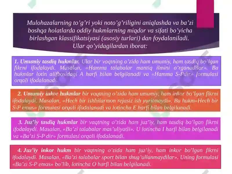 Hukm(mulohaza) 4