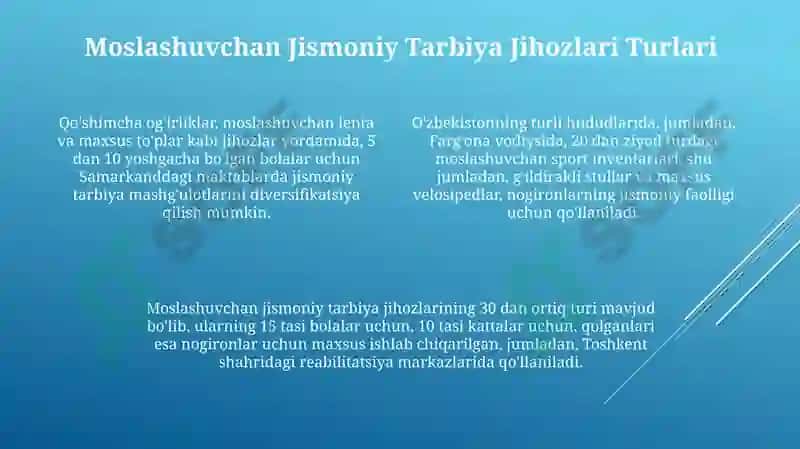Adabtiv jismoniy tarbiya vositalari 4