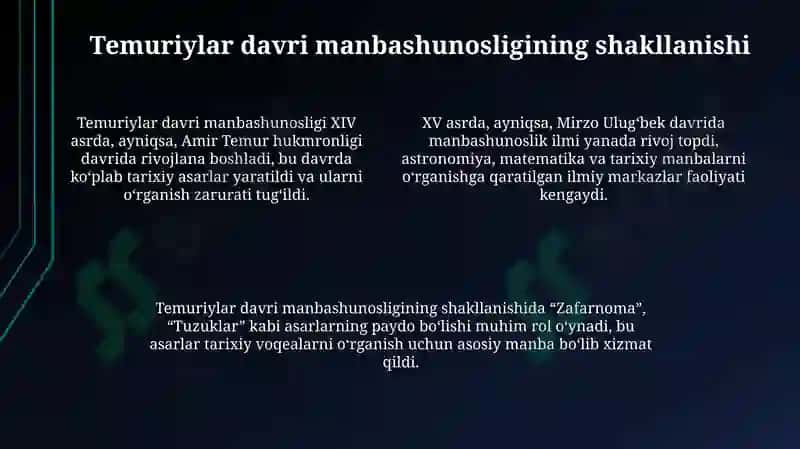 Amir Temur va Temuriylar davri tarixshunosligi 4