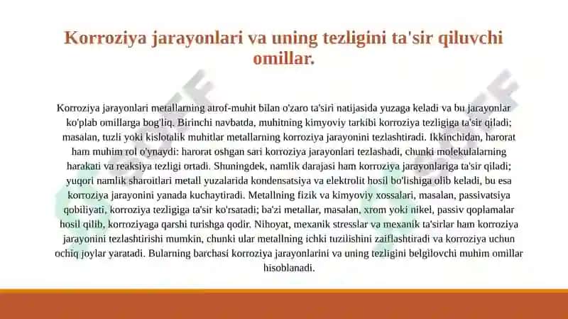 Cho'yan va po'lat qorishmalarining mexanik xususiyatlari va mustahkamlik darajalari 4