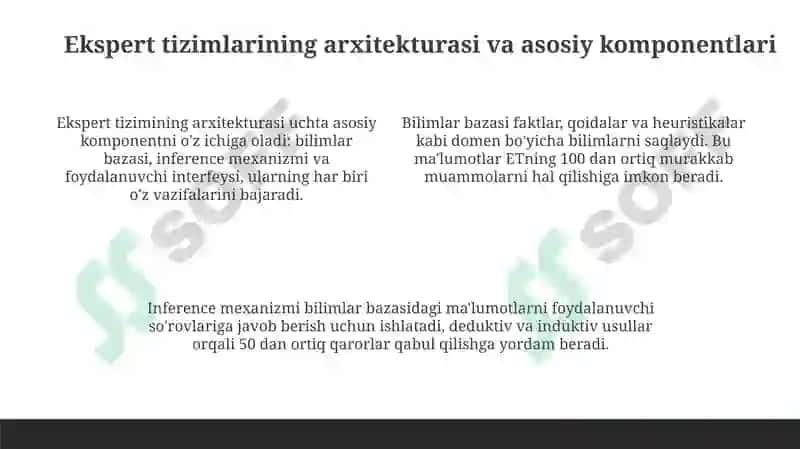 Ekspert tizimlari 4