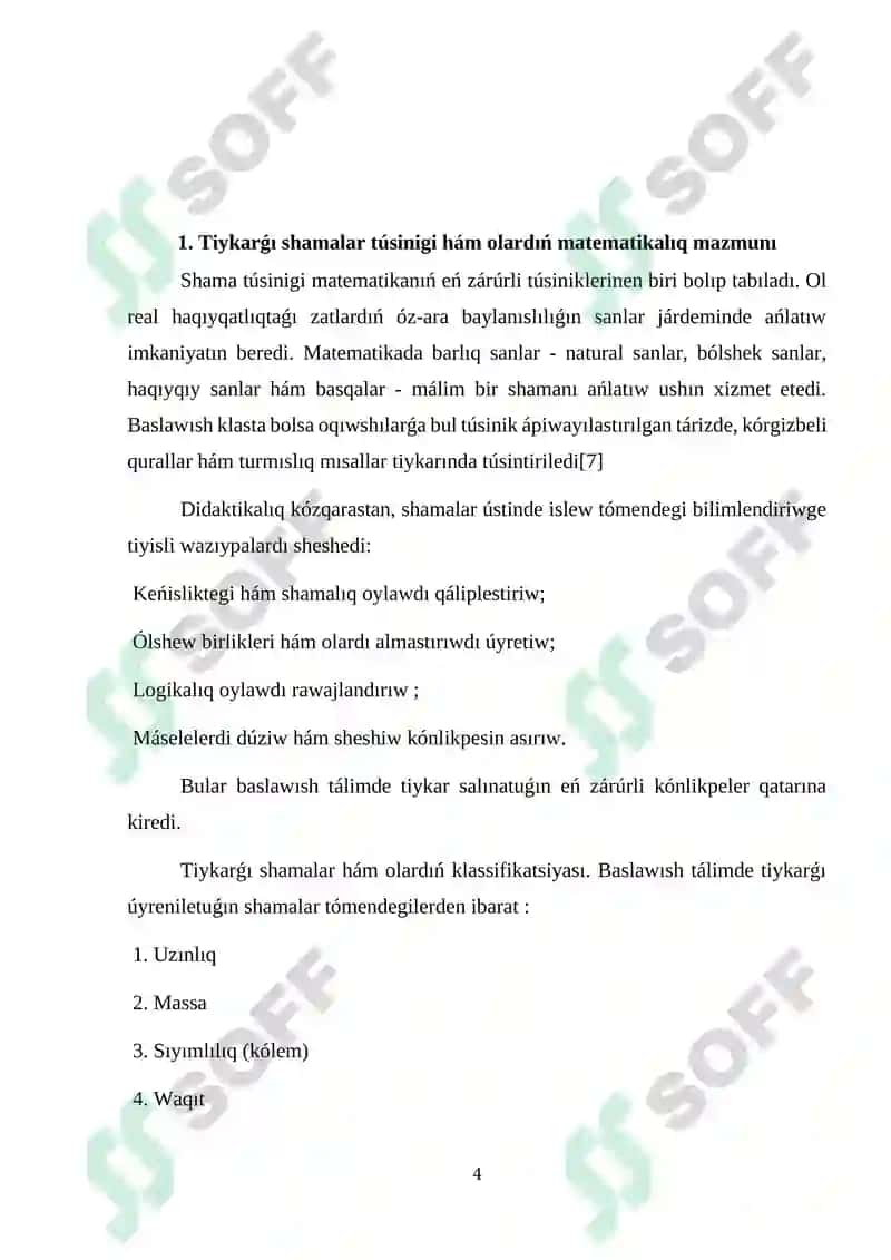 kurs ishi 4