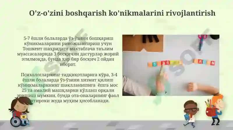 Maktabga tayyorlash metodikasi 4