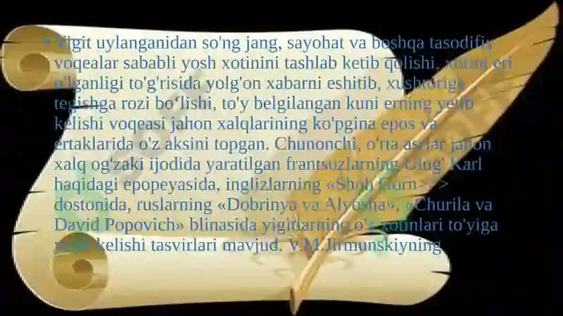 "Ramayana", "Odisseya" va "Alpomish"ning qiyosiy tahlili 4