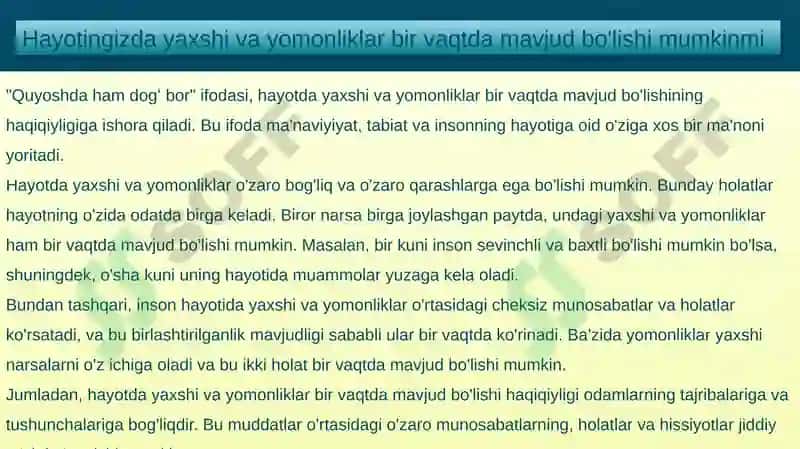 Quyoshda ham dogʻ bor 4