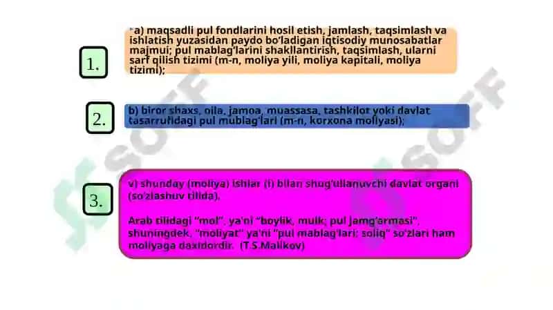 Korporativ moliyaning mohiyati va uning tashkil etilishi. 4