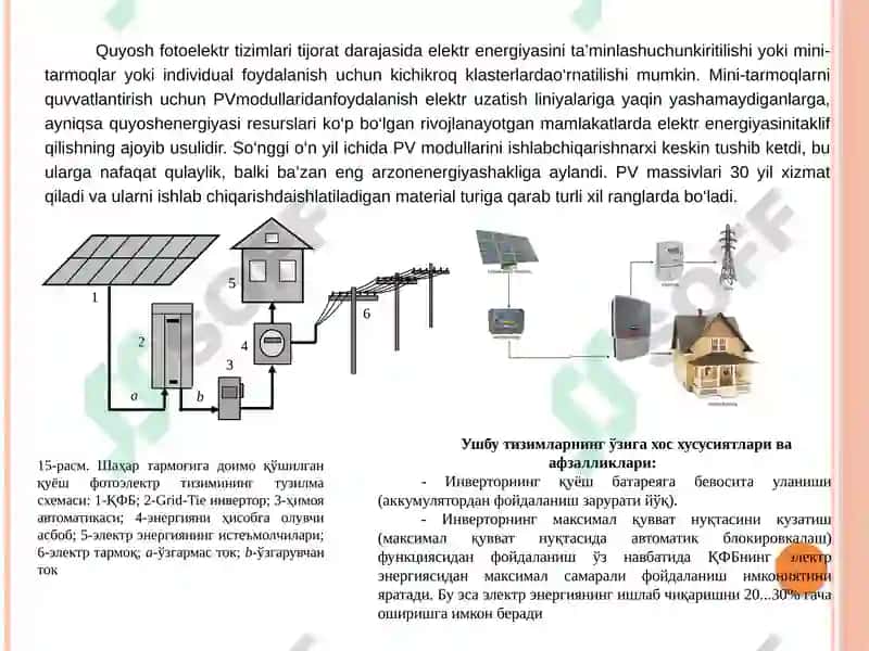 Quyosh energiyasining tarqalishi: Afrika va Osiyo uchun iqtisodiy model 4