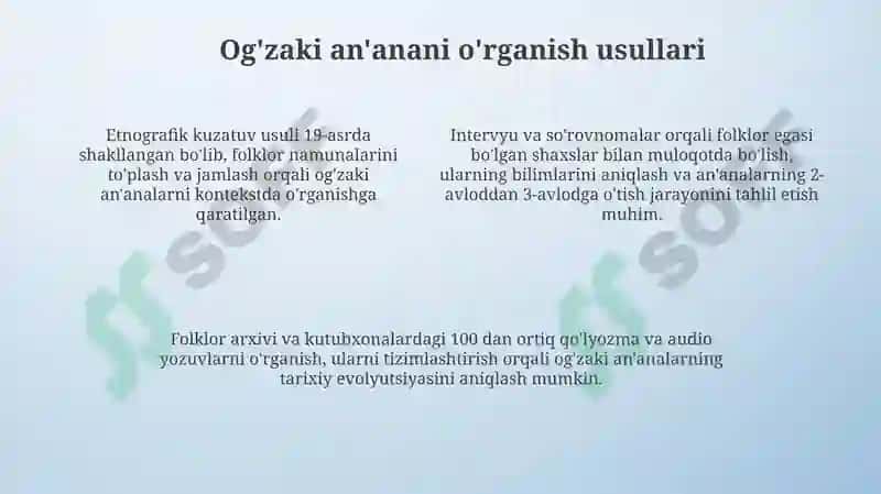 Folklorning mohiyati va individual ijodkor roli 4