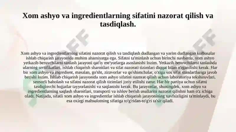 Kolbasa ishlab chiqarish 4
