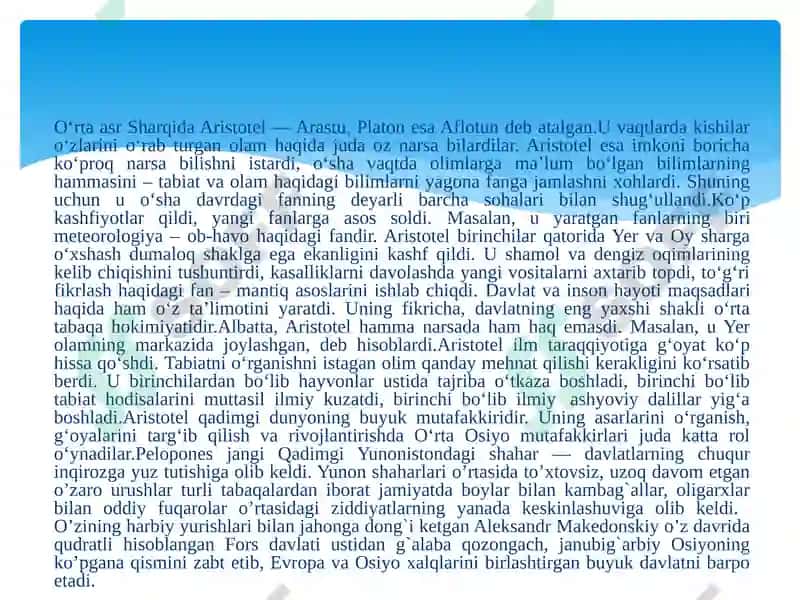 ARISTOTELFAROBIY VA KAND ONTOLOGIYASIDA KATEGORIYALAR TASNIFI QIYOSIY TAHLILE`TISH 4