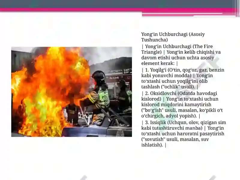 Yong'in xavfsizligi ta’minlash asoslari va chora-tadbirlari 4