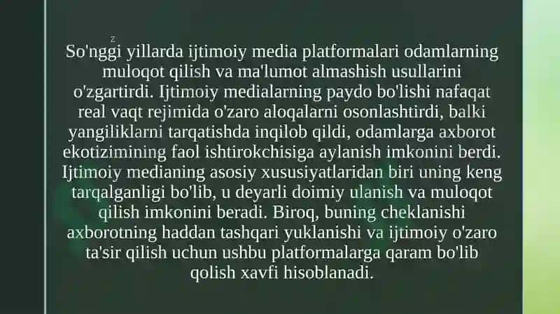 Ijtimoiy media shakllari 4