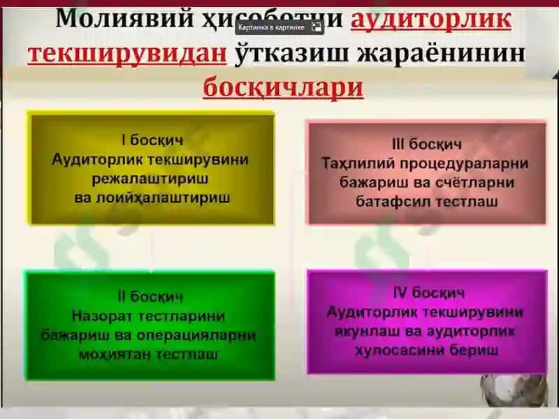 Auditorlik tekshiruvini rejalashtirish 4