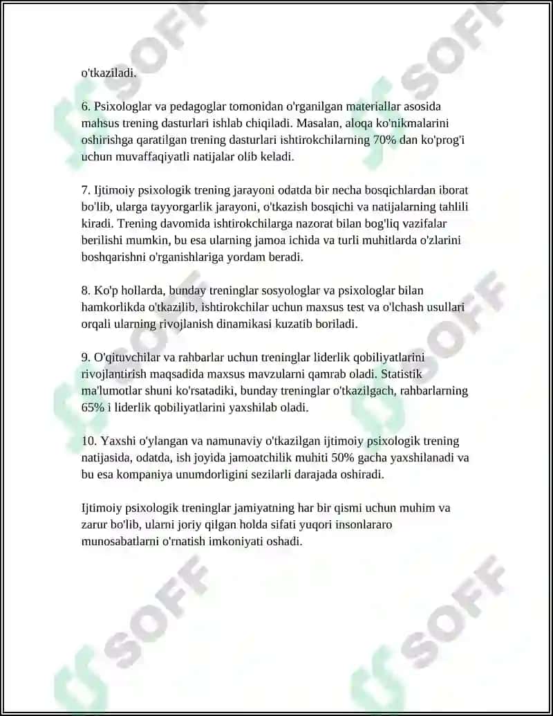 IJTIMOIY PSIXOLOGIK TRENINGLARNING ASOSIY BOSQICHLARI 4