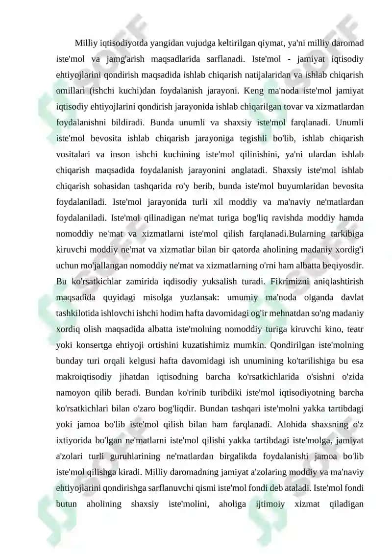 Iste'mol va uning hajmiga ta’sir etuvchi omillar 4