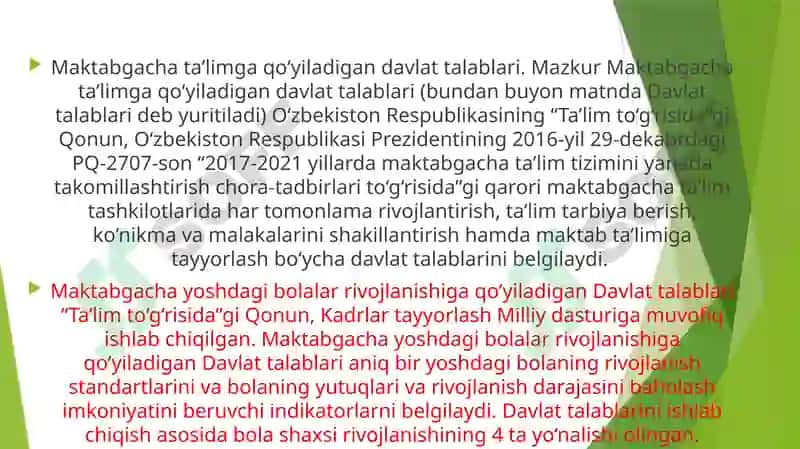 “Ilk qadam” davlat o‘quv dasturi namunasida o‘tkaziladigan mavzuli faoliyatlarni tashkil etish 4