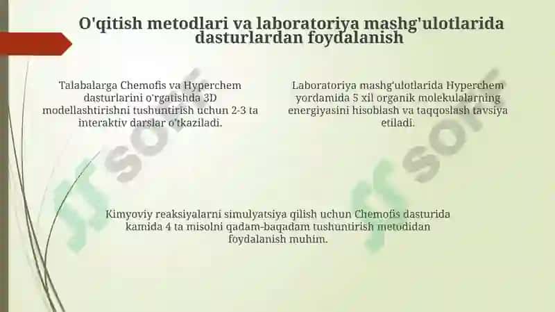 Chemofis va Hyperchem dasturlari 4