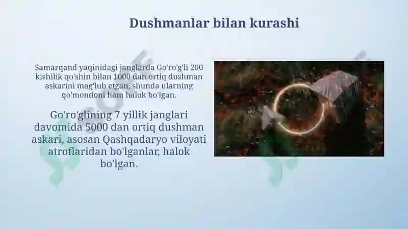 Go'ro'g'li dostoni 4