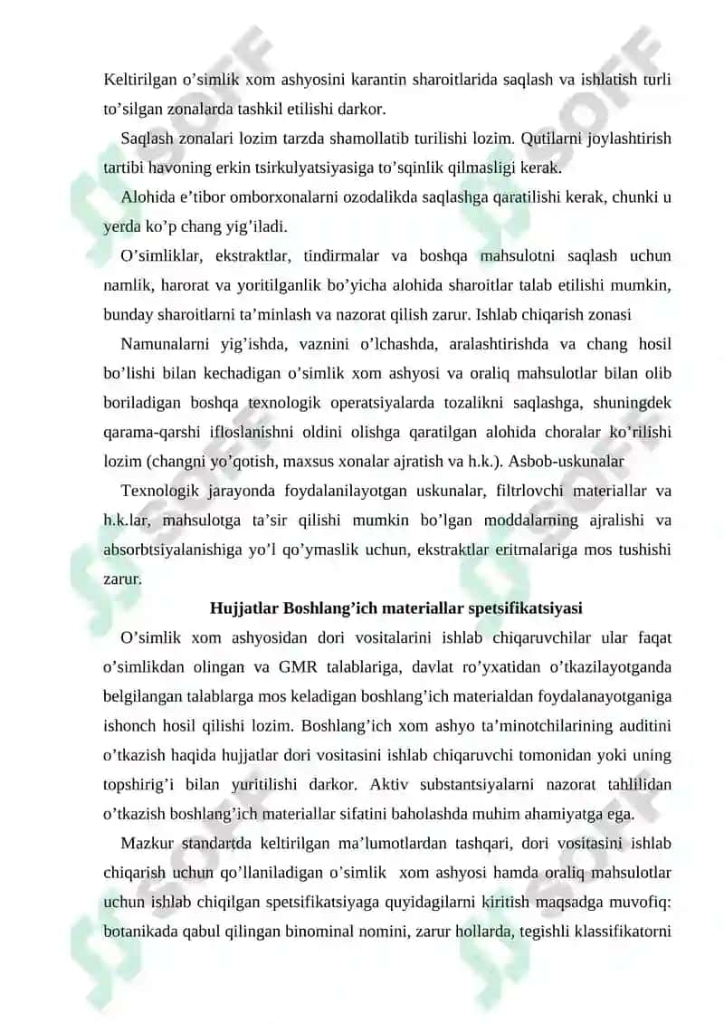 O'simlik xom ashyosidan tayyorlanadigan dori vositalari 4
