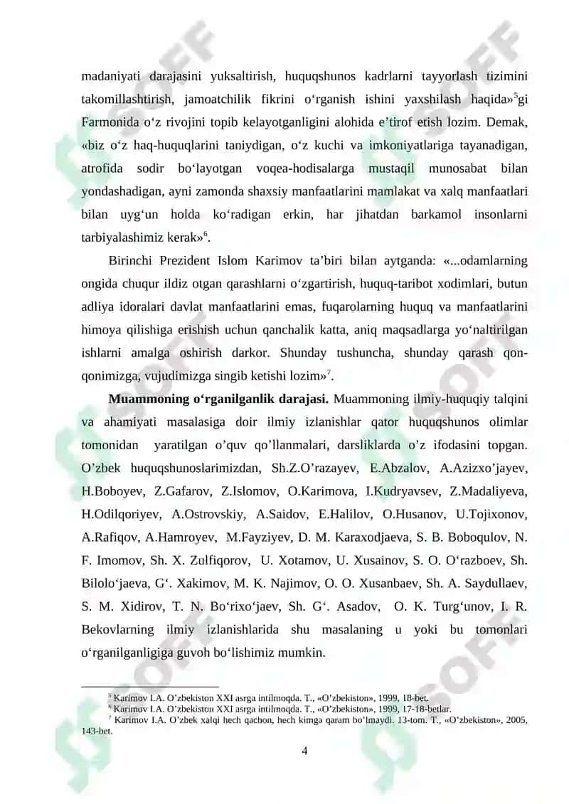 HUQUQ  ERKINLIKNING UMUMIY VA ZARURIY SHARTI VA UNING MAZMUN-MOHIYATI 4
