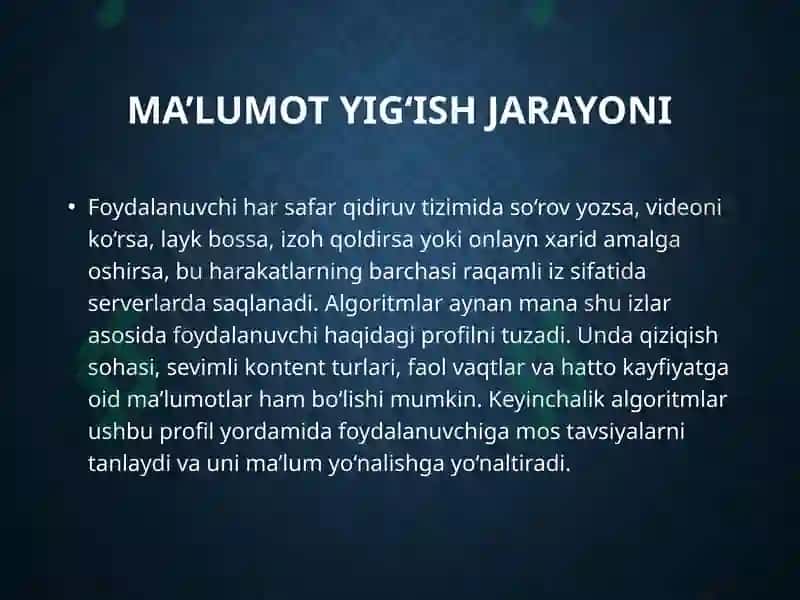 Algoritmlarvafoydalanuvchixatti-harakati 4
