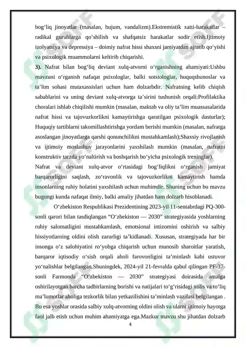 NAFRAT SHAXSDA DEVIANT XULQ-ATVOR SIFATIDA 4