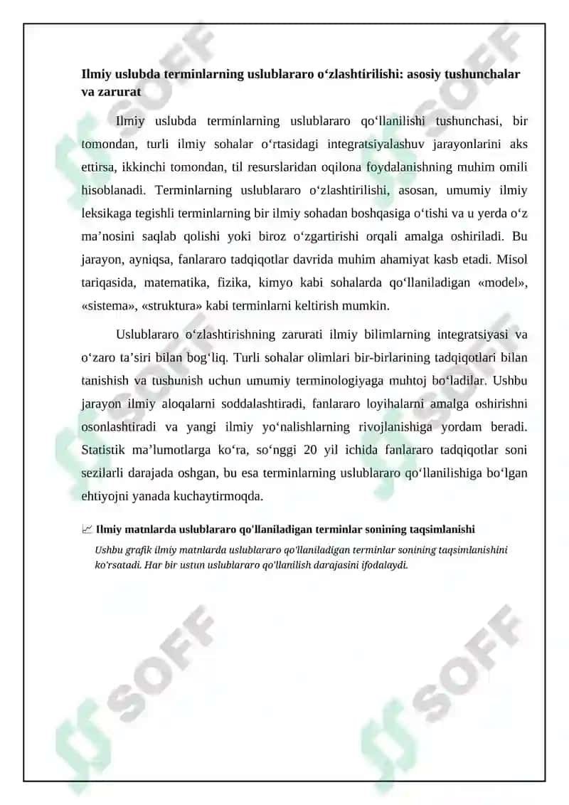 Terminlarning uslublar aro qóllanishi va ilmiy uslubda stilistik me’yorlarni tayyorlash 4