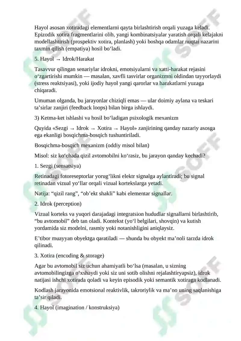 Sezgi (sensorika, sezgi informatsiyasi) 4
