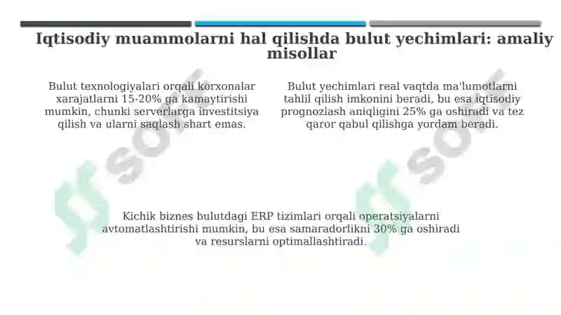 Bulut texnologiyalarini joriy etishning iqtisodiy asoslari 4