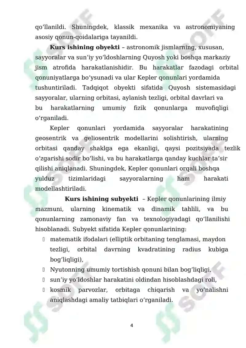 Kepler qonunlari 4