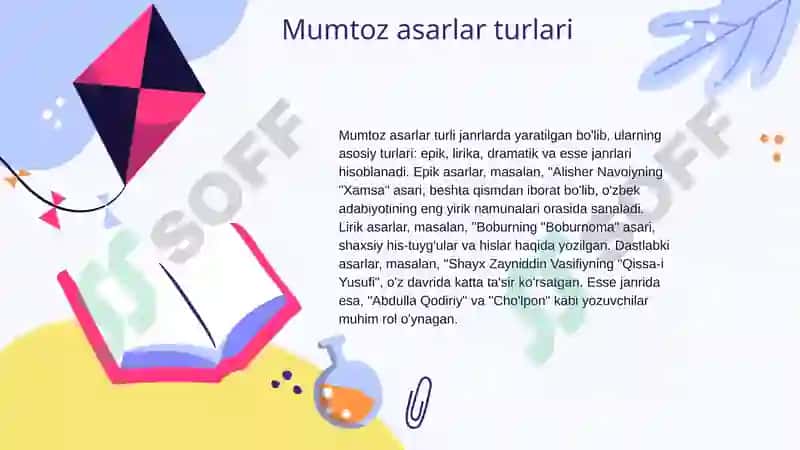 Mumtoz asarlar matni ustida ishlash 4