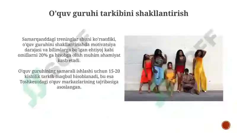 Trening Guruhini Yig‘ish 4