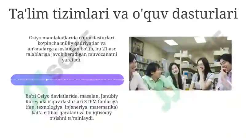 Osiyo mamlakatlarida ta'lim 4