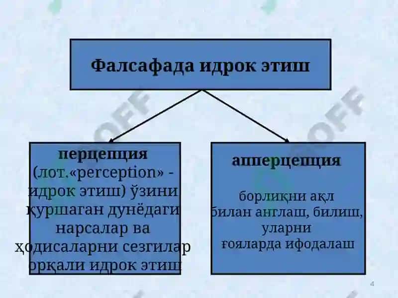 Bilish falsafasi 4